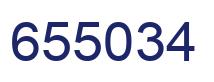 Number 655034 blue image