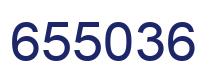 Number 655036 blue image