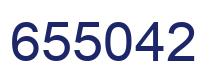 Number 655042 blue image
