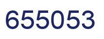 Number 655053 blue image