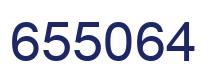 Number 655064 blue image