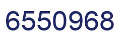 Number 6550968 blue image