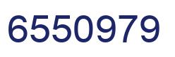 Number 6550979 blue image