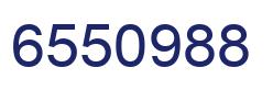 Number 6550988 blue image