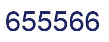 Number 655566 blue image