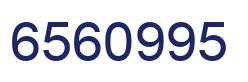 Number 6560995 blue image