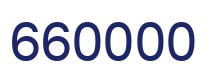 Number 660000 blue image
