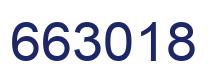 Number 663018 blue image