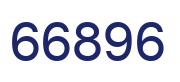 Number 66896 blue image