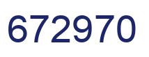 Número 672970 imagen azul