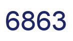 Number 6863 blue image