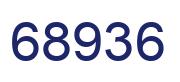 Número 68936 imagen azul