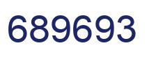 Número 689693 imagen azul