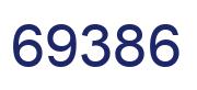 Number 69386 blue image