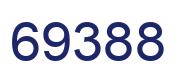 Number 69388 blue image