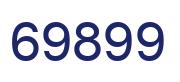 Number 69899 blue image