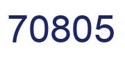 Number 70805 blue image