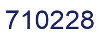 Number 710228 blue image