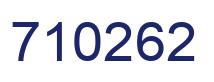 Número 710262 imagen azul
