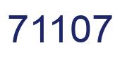 Número 71107 imagen azul