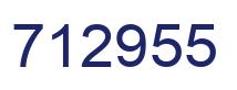 Number 712955 blue image