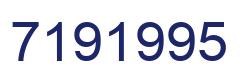 Número 7191995 imagen azul