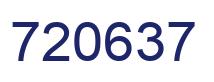 Número 720637 imagen azul