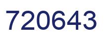 Número 720643 imagen azul