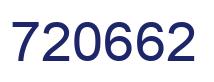 Número 720662 imagen azul