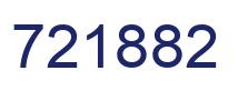 Number 721882 blue image