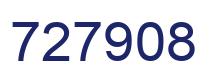 Number 727908 blue image