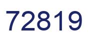 Número 72819 imagen azul