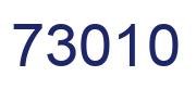 Number 73010 blue image