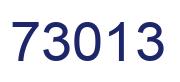 Number 73013 blue image