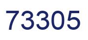 Number 73305 blue image