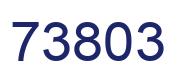 Number 73803 blue image