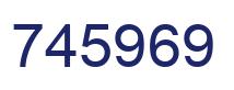 Número 745969 imagen azul
