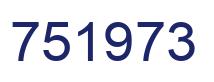 Número 751973 imagen azul