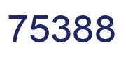 Number 75388 blue image