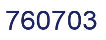Número 760703 imagen azul