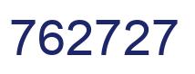 Number 762727 blue image