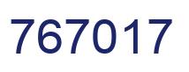 Número 767017 imagen azul