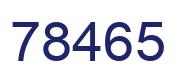 Número 78465 imagen azul