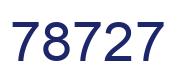 Number 78727 blue image