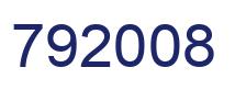 Number 792008 blue image