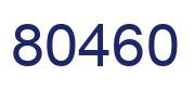 Número 80460 imagen azul