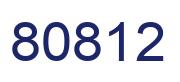 Número 80812 imagen azul