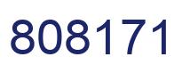 Number 808171 blue image