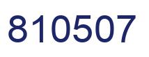 Número 810507 imagen azul