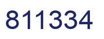 Número 811334 imagen azul